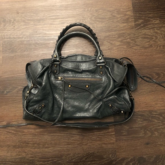 Balenciaga Motorcycle City Bag Anthracite Leather - Picture 2 of 6